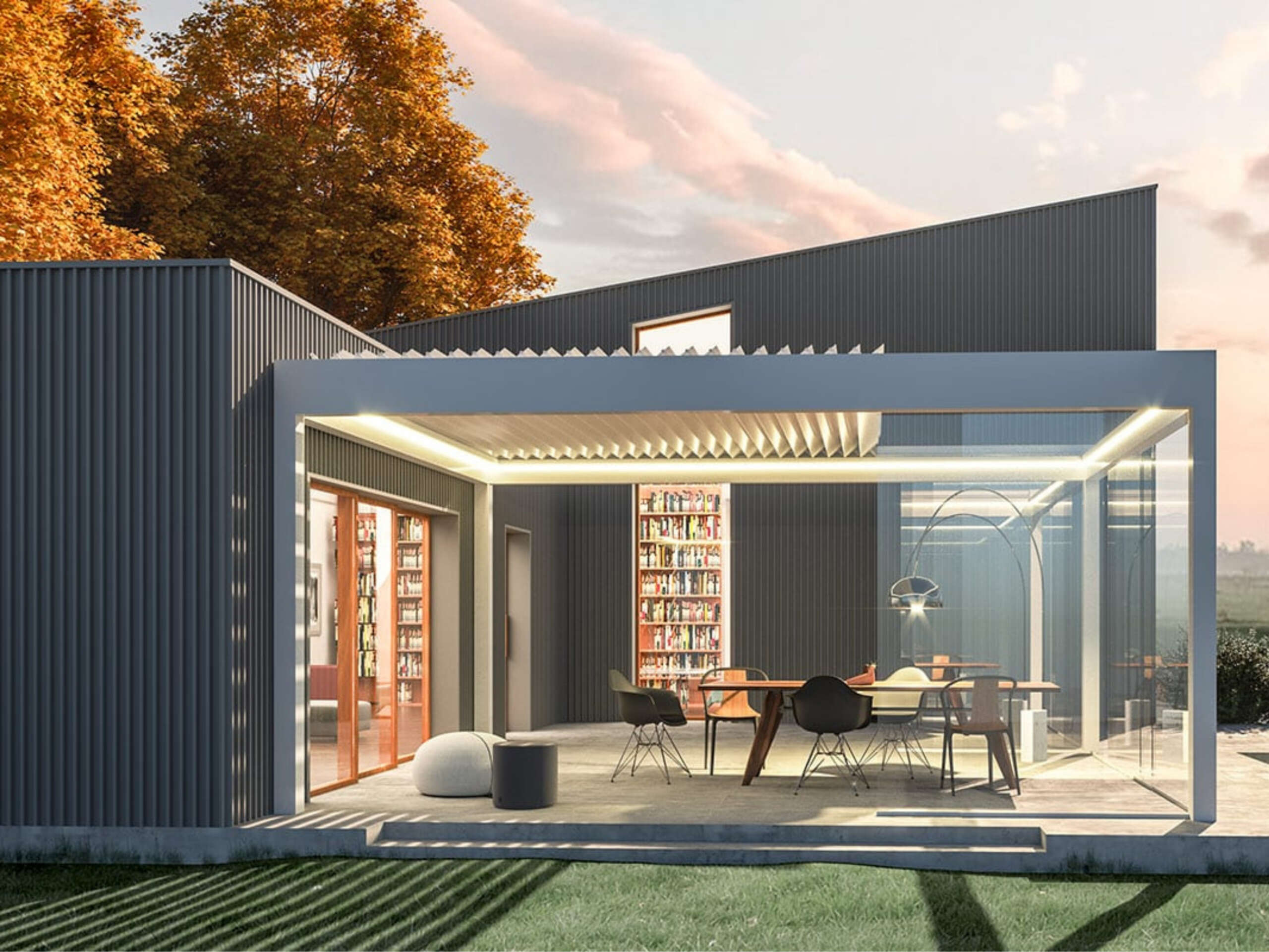Bioklimatik pergola uygulaması 2