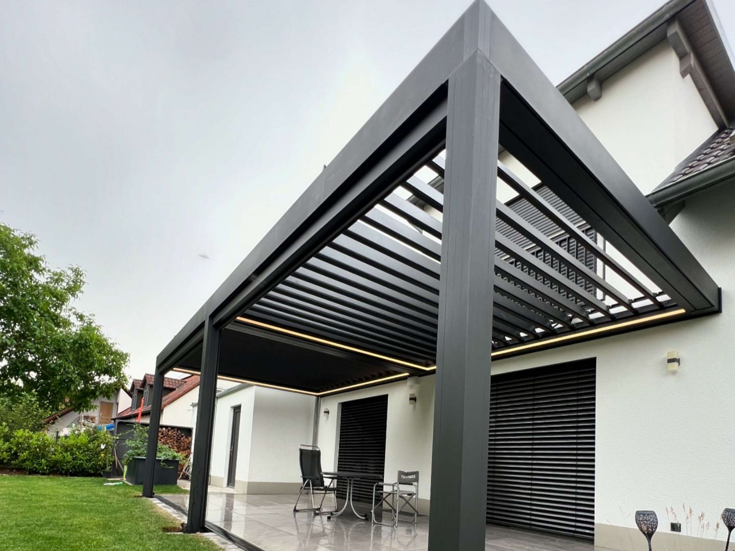 Bioklimatik pergola uygulaması 3