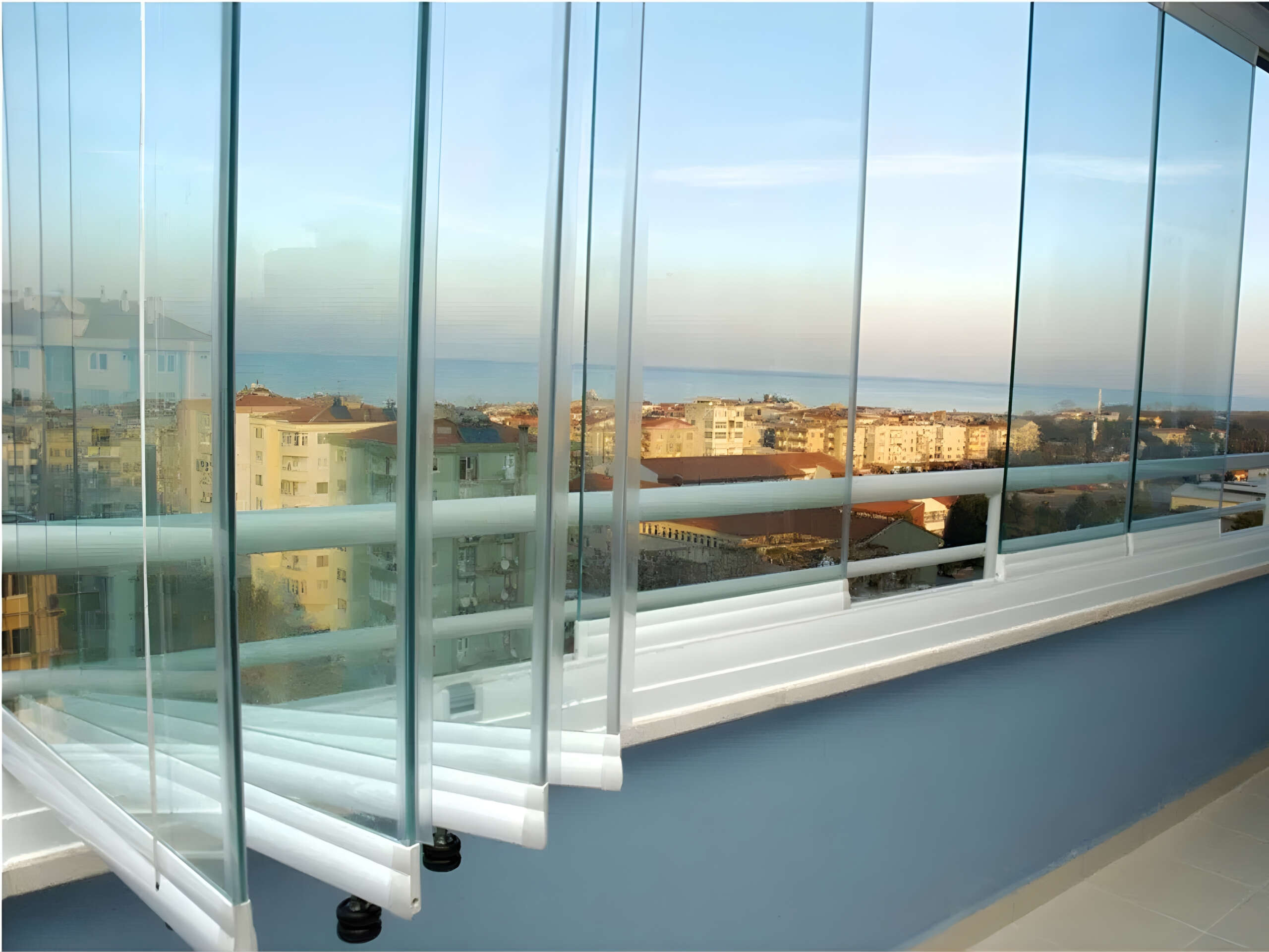 Katlanır cam balkon uygulaması 3