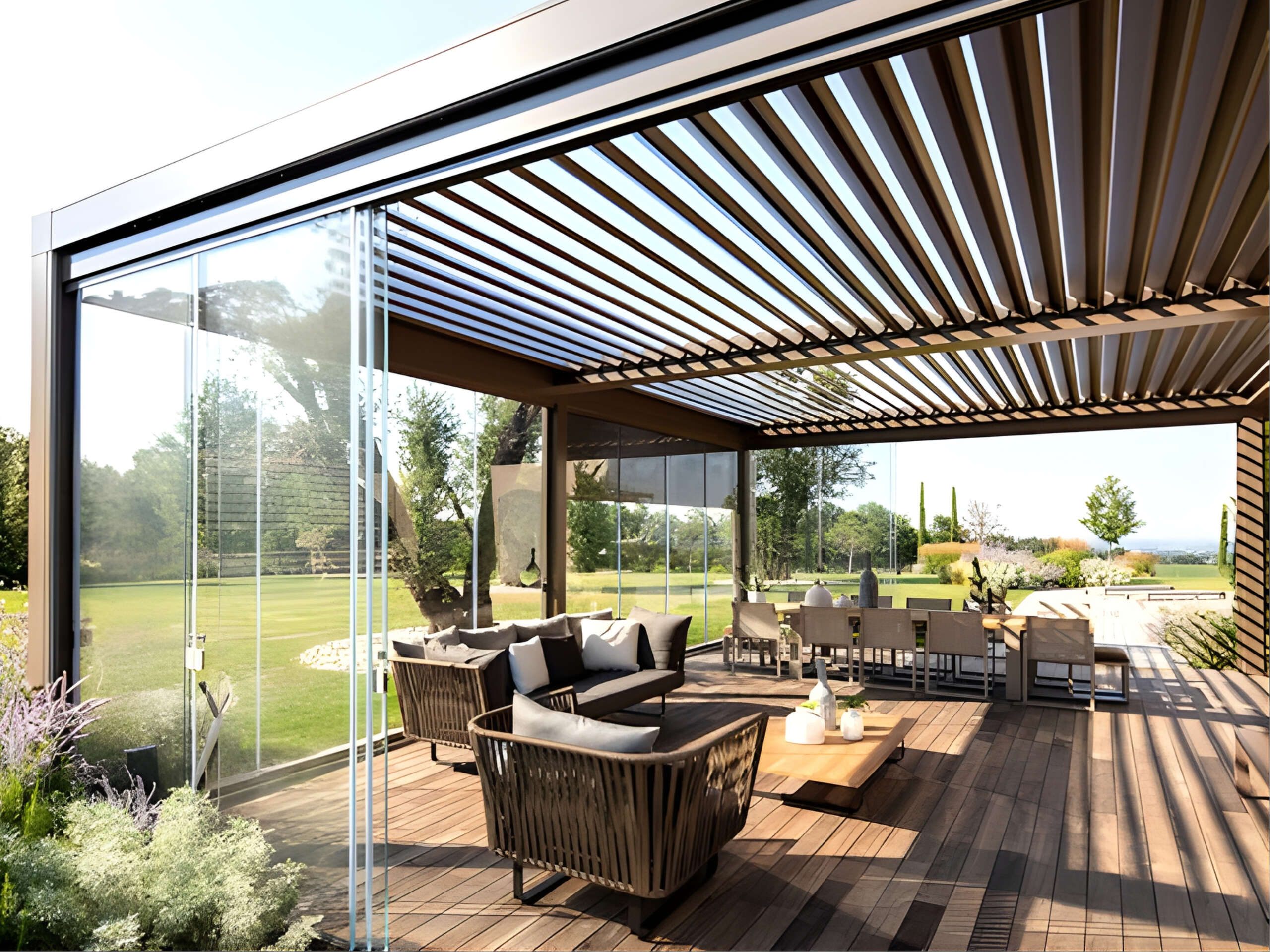 Bioklimatik pergola uygulaması 4