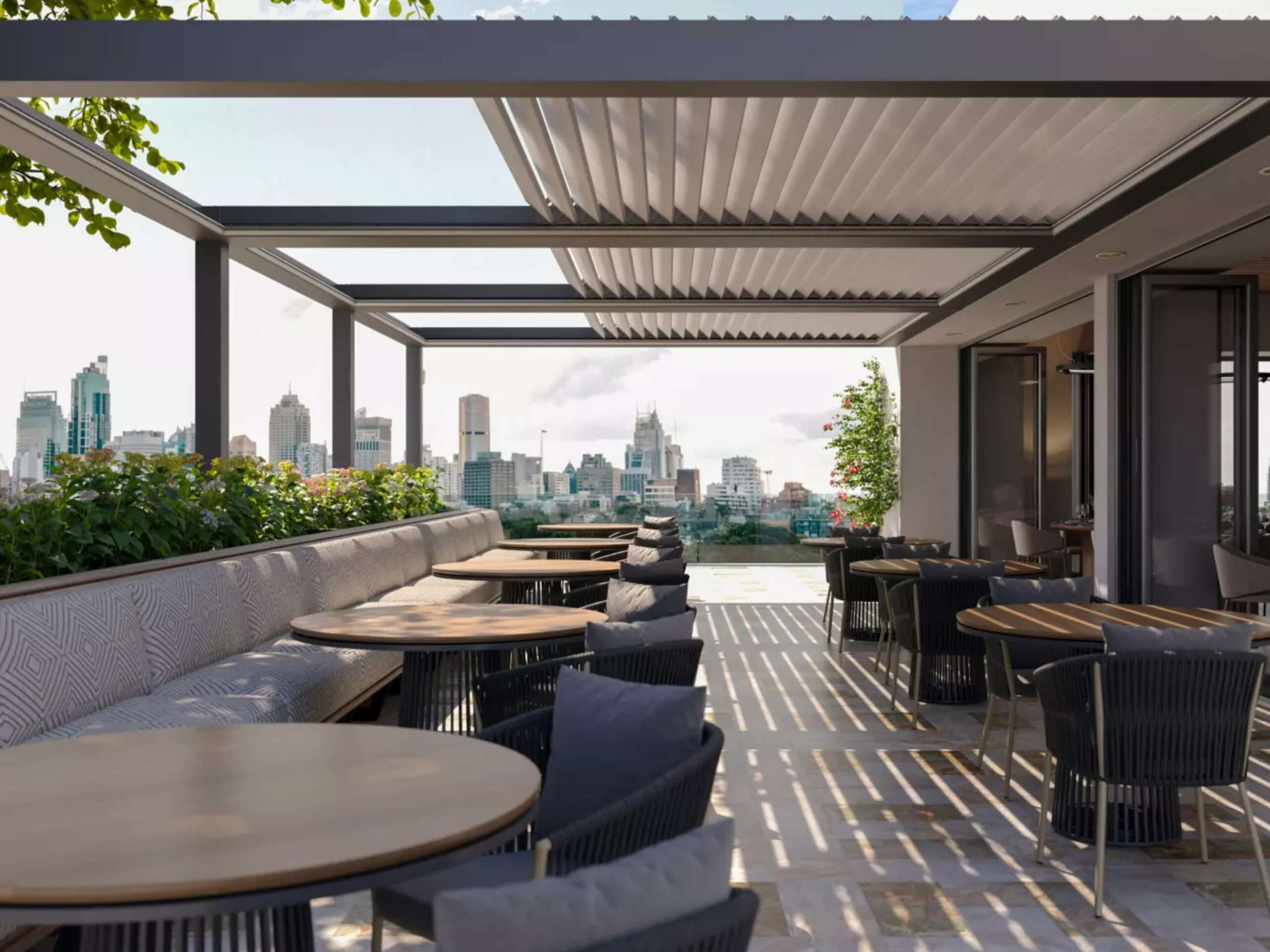 Bioklimatik Pergola - Teras Uygulaması